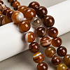 1 Strand  Natural Banded Agate Graduated Beads Strands G-PA0002-04C-7