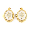 Brass Locket Pendants KK-D232-03G-2