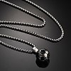 304 Stainless Steel Pendant Necklaces NJEW-H058-02P-1