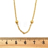 Brass Satellite Chains Necklaces for Women NJEW-D302-28G-5