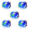 5Pcs Handmade Lampwork Beads LAMP-SZ0001-48A-1