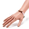 Acrylic Curved Tube Beaded Stretch Bracelet for Women BJEW-JB08374-3