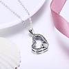925 Sterling Silver Pendant Necklaces NJEW-BB30205-11