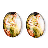 Glass Cabochons GGLA-T004-01Y-1