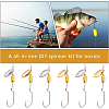 180Pcs 4 Style Brass Fishing Lures KK-FH0005-90-5