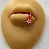 316L Surgical Stainless Steel with Acrylic Lip Rings FS-WG019E1-09-1