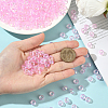 500Pcs UV Plating Acrylic Beads OACR-SP0001-85A-4