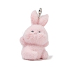 Animal Theme Flocky Opaque Resin Pendants RESI-H042-01P-12-1