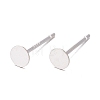 925 Sterling Silver Stud Earring Findings STER-S002-44-1