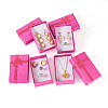 Cardboard Jewelry Storage Gift Boxes for Earrings Rings CON-TAC0004-14-2