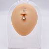 316L Surgical Stainless Steel Belly Rings WGDD0AB-18-1