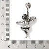 Retro 304 Stainless Steel Pendants STAS-Z097-08AS-3