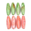 Opaque Acrylic European Beads OACR-G064-08M-1