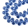 Transparent Glass Beads Strands GLAA-Q116-01A-B14-3