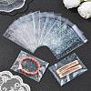 60Pcs 3 Styles Laser OPP Plastic Bags ABAG-YW0001-20-4