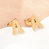 304 Stainless Steel Stud Earrings SA-T001-03G-3