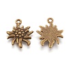 Tibetan Style Alloy Pendants X-TIBEP-A113357-AB-FF-2