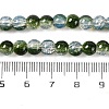 Transparent Crackle Baking Painted Glass Beads Strands DGLA-T003-01B-M-2