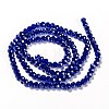 Electroplate Glass Beads Strands EGLA-X0007-01C-4mm-4