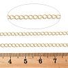 Brass Curb Chains KK-P304-02B-KCG-2