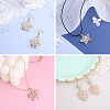 Alloy Rhinestone Pendants PALLOY-TA0002-24LG-16