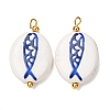 Handmade Porcelain Pendants PR-CBA8966-12G-1