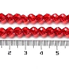 Transparent Glass Beads Strands GLAA-A014-03B-4