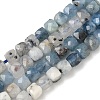 Natural Aquamarine Beads Strands G-B168-B02-4x4mm-2