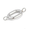 304 Stainless Steel Letter Connector Charms LS-STAS-M108-01P-15-2