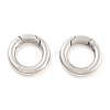 Non-Tarnish 316 Stainless Steel Spring Gate Rings STAS-M296-01P-F-2