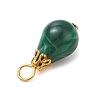 Imitation Gemstone Acrylic Pendants PALLOY-JF03329-02-5