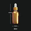 Empty Portable Glass Dropper Bottles MRMJ-WH0072-24B-1