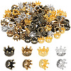 120Pcs 4 Colors Alloy Rhinestone Settings FIND-PA0001-55-1
