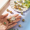 15Pcs Brass Enamel Beads KK-TA0009-21-6