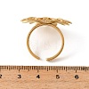 304 Stainless Steel Cuff Open Rings for Women RJEW-T037-03G-3