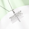 304 Stainless Steel Pendant Cable Chain Necklaces for Men Women NJEW-K308-03B-P-1