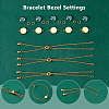 10Pcs 304 Stainless Steel Slider Cable Chain Slider Bracelet Makings DIY-DC00002-6