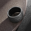 Vintage Totem Titanium Steel Wide Finger Rings for Men FS-WG9BFEA-09-2