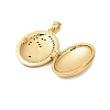 Brass Micro Pave Clear Cubic Zirconia Locket Pendants X-KK-P329-03G-2