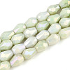 Anti-Tarnish Electroplate Glass Beads Strands GLAA-T025-13A-04-1