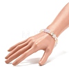 Candy Color Acrylic Heart Beaded Stretch Bracelet for Women BJEW-JB08240-3