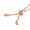 Rack Plating Brass Cable Chain Link Bracelet Making KK-TAC0016-05RG-3