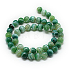 Natural Striped Agate/Banded Agate Bead Strands G-T046-6mm-B03-2