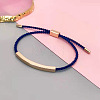 304 Stainless Steel & Braided Cotton Cord Slider Bracelets FS-WG628A0-12-1