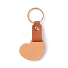 Wooden & Imitation Leather Pendant Keychain PW23041894886-1