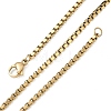 10Pcs 2.3MM 304 Stainless Steel Box Chain Necklaces NJEW-G203-05G-4