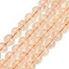 Natural Citrine Beads Strands GG-CBACB71-03-6mm-2