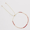 Adjustable Plastic Beaded Slider Bracelets YS6543-10-1