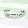 316 Surgical Stainless Steel Cuff Bangles BJEW-C142-04P-2