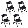 Cute Mini Plastic Foldable Chair DJEW-WH0015-79A-1